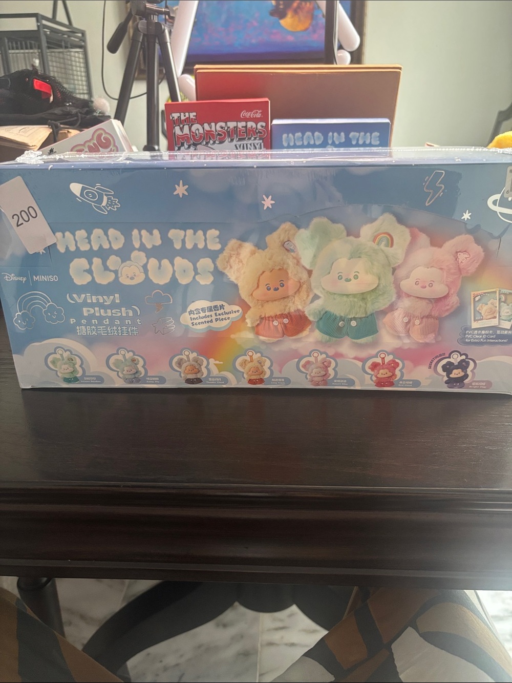 Sealed box- Head in the Clouds Pastel Plush Toy - Miniso - Multicolor